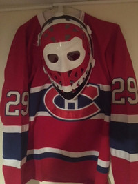 DELUXE FRAMED Ken DRYDEN Signed & Hand Painted Custom 1/1 Montreal  Canadiens Vintage Jersey