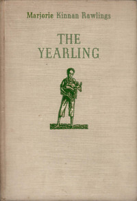 "The Yearling" 1st edition 1st printing 1938