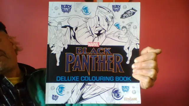 MARVEL BLACK PANTHER Deluxe Colouring Book 2018 SOFTCOVER