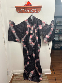 Dark Purple kimono - Komon type