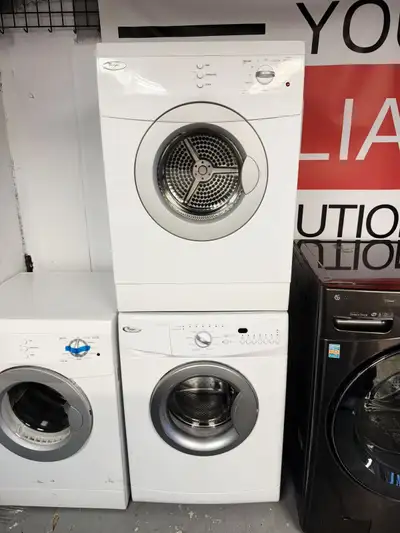 Set washer and dryer 24” Whirlpool , View more