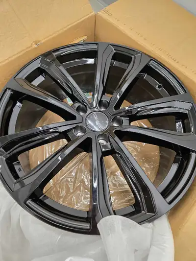 New old stock! Inventaire désuet neuf! 4x RWC VW427 20x8.5" noirs 5x112 (Siège sphérique) Offset 34...