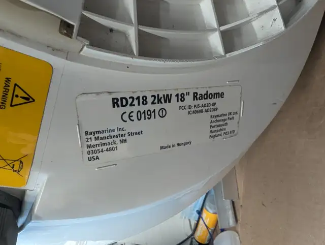 Raymarine C70 Chart Plotter and RD218 Radar Dome | Other | City of ...