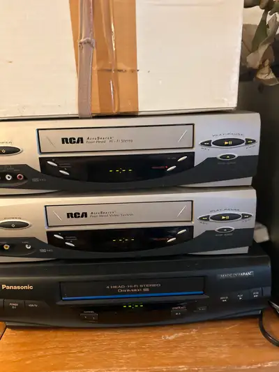 RCA VHS Stereo & Panasonic Price is per vcr.