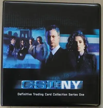 CSI NEW YORK TRADIND CARD BINDER SERIES 1, View more