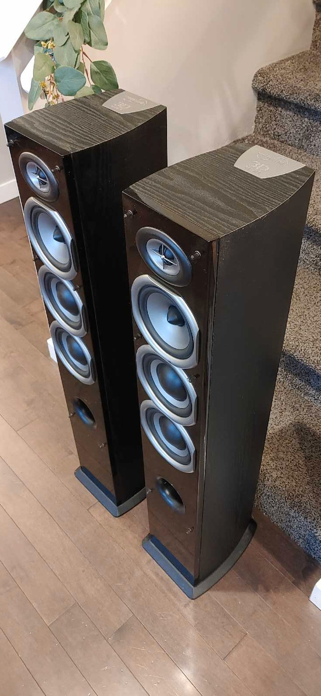 Two Soundstage 3D40 towers and matching 3D10 centre speaker in Speakers in Calgary - Image 3