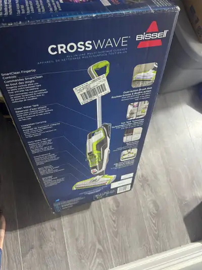This is a Bissell Crosswave all-in-one multi-surface cleaner, perfect for cleaning both hard floors...