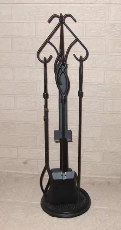 HEAVY DUTY FIREPLACE TOOL SET, View more