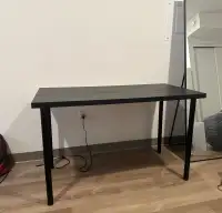 IKEA black desk for sale
