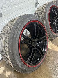Audi r8 factory wheels and tires 