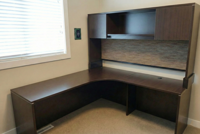 Office desk with hutch, View more