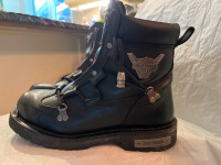 HD motorcycle boots size 10