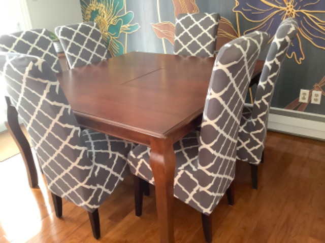 Table with six chairs in Dining Tables & Sets in Cambridge