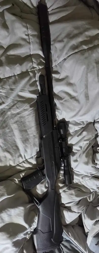 silenced air rifle , View more