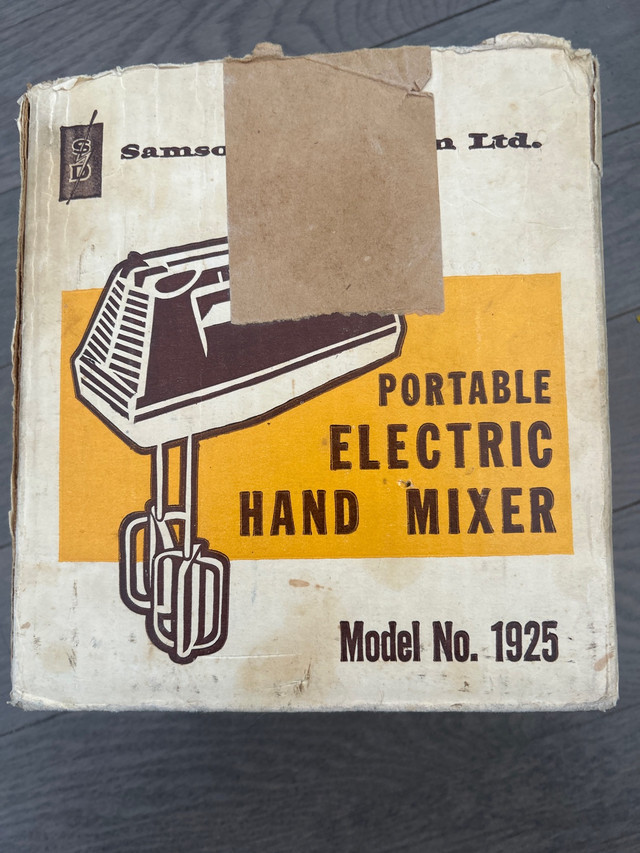 Vintage Samson-Dominion portable Electronic hand mixer  in General Electronics in Oshawa / Durham Region