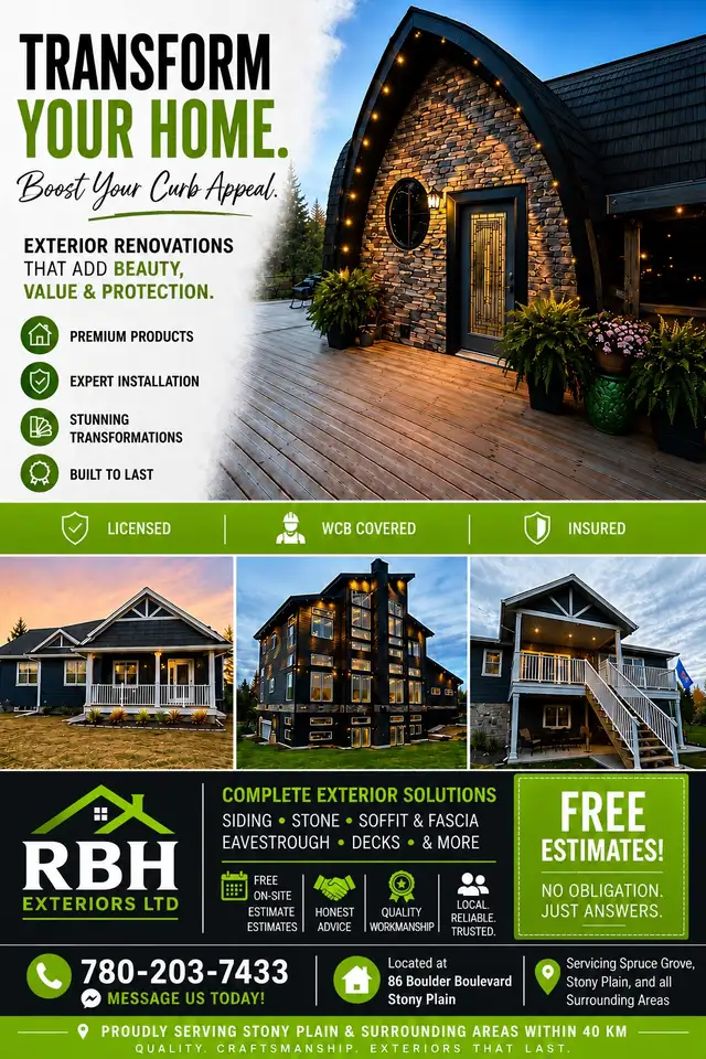 RBH Exteriors Ltd - Exterior Renovation Services