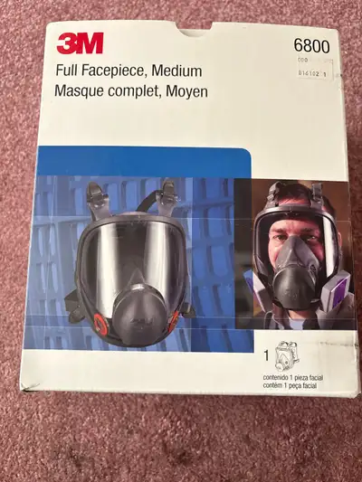 BRAND NEW MASK 3M FULL FACEPIECE MASQUE SIZE MEDIUM., View more