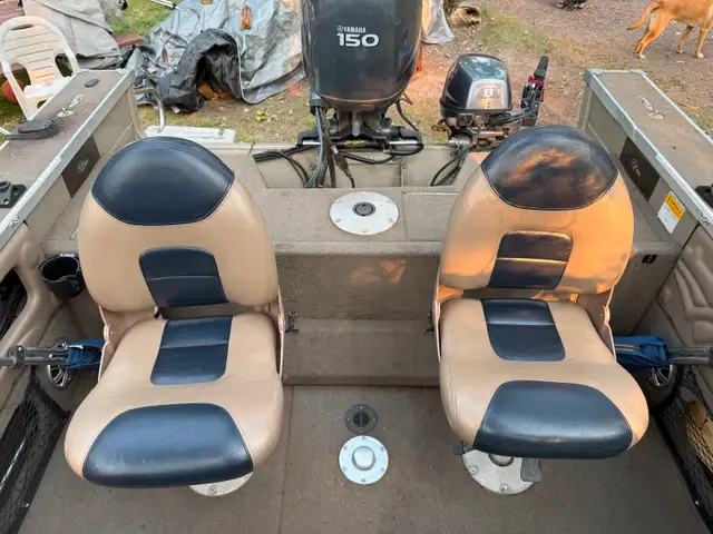2006 Yamaha G3 Angler V185 with 150 HP 4-Stroke Yamaha Engine in Powerboats & Motorboats in Winnipeg - Image 11