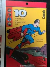 Canada Super Hero Stamps & First Day Cover