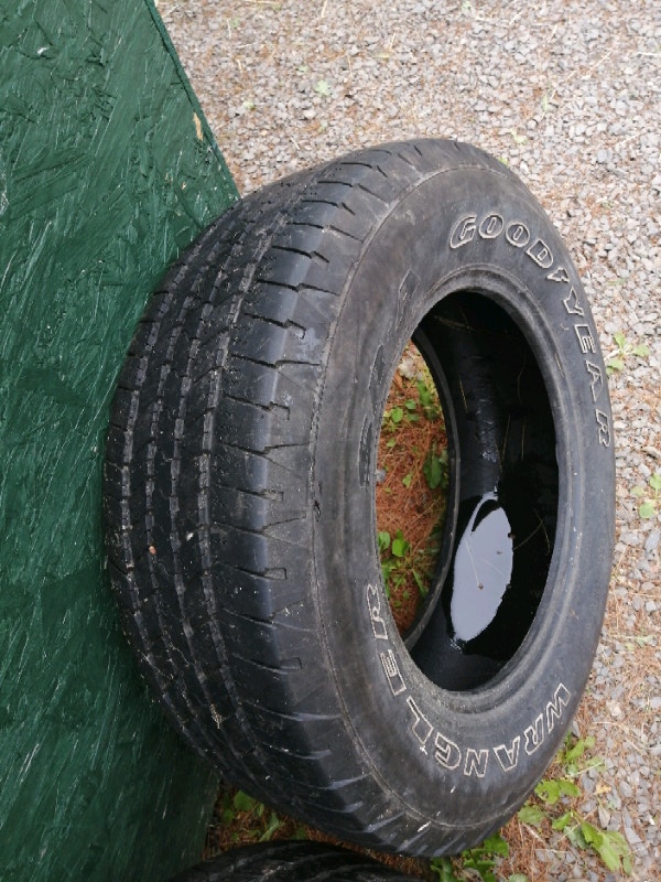 Goodyear Wrangler light truck Tire Tires & Rims Fredericton Kijiji