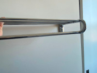 Silver chrome Bathroom towel shelf /rack