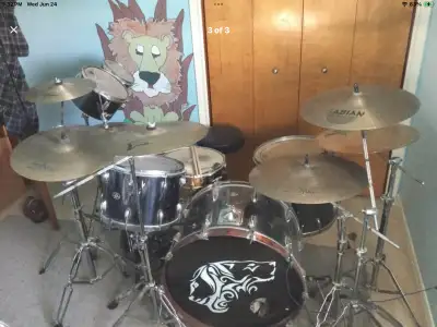 Slingerland drum kit, View more