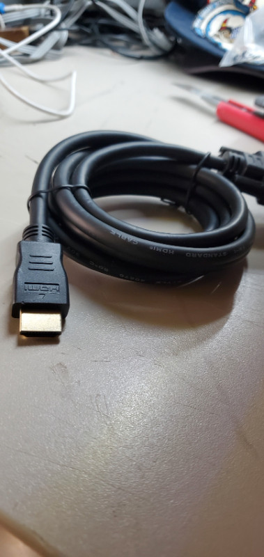 6 Foot DVI to HDMI CABLE Computer/TV NEW in Video & TV Accessories in London - Image 2