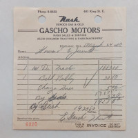 March 1950 Gascho Nash & Allis Chalmers Sunoco Advertising