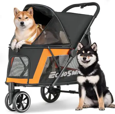 NEW Dog Stroller for Medium & Small Dogs, Foldable Pet Stroller, View more