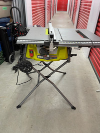 Ryobi Table Saw with Rolling Stand