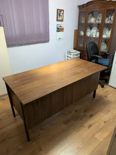 Office equipment - all for $40 - Desk, chair, cabinets, View more