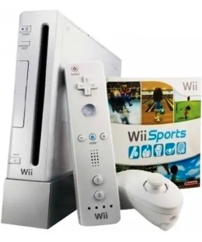 1 black Wii controller and 1 nunchuck controller. Also Looking for Mariokart, and the guitar hero Le...