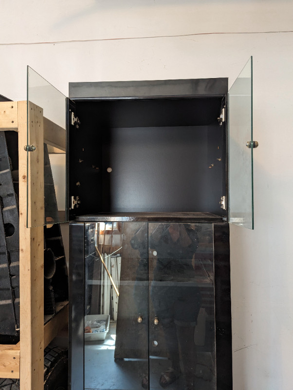 Black dresser (25" W x 18.5"D x 80.5" H) in Dressers & Wardrobes in Windsor Region - Image 2