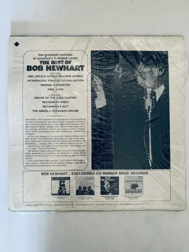 Bob Newhart - The Best of (Vinyl Lp) in CDs, DVDs & Blu-ray in Mississauga / Peel Region - Image 3