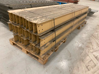 Used Steel I beams available 11’2 +/- x 8” x 4”