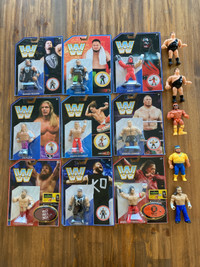 WWE Mattel Retro & WWF Hasbro Wrestling Figures AEW/WCW/ECW