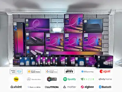 Philips Hue Smart Lighting, tout neuf avec garantie, View more