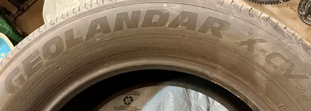 Yokohama Geolander X-CV Set of 4 265/60R20 in Tires & Rims in Calgary - Image 3