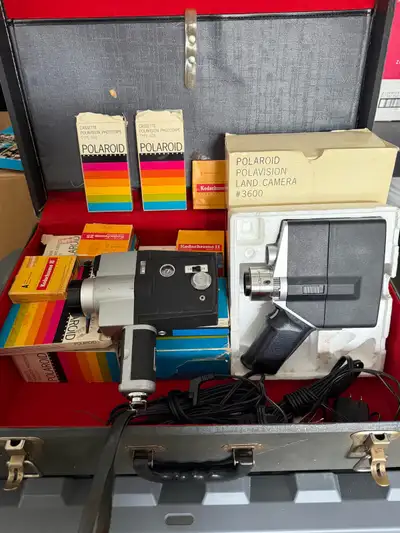 Appareil photo vintage Polaroïd polavision , View more