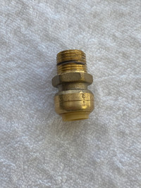 ½” x ½” Male (MNPT) Brass Push-to-Connect Connector (1 pc)