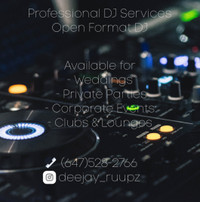 Professional DJ Services - Highly reviewed!