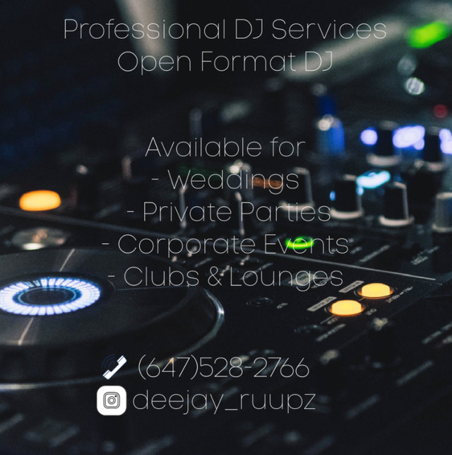 Professional DJ Services - Highly reviewed! in Entertainment in Mississauga / Peel Region