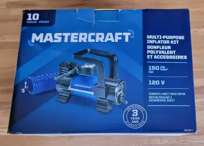Mastercraft Portable 120V / 150 PSI  Inflator, View more