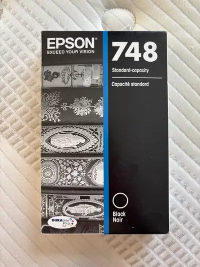SEALED Epson 748 black ink standard , View more