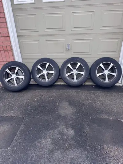 Set of 4 Touren Rims TR9 3190 Price is for the rims, and tires RIM Size: 16x7 PCD: 5x127 Load index:...