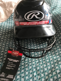 New Youth Rawlings Batting Helmet and Cage (6.5-7.5)