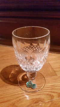 NEW WATERFORD CRYSTAL COLLEEN CLARET WINE GLASSES IRELAND 4.75"