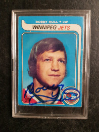 Bobby Hull 1979 Autographed Card