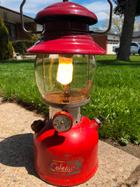 Coleman camping lantern