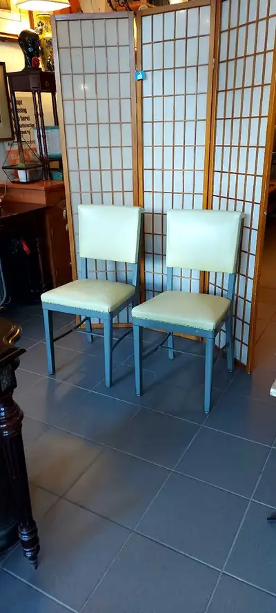 vintage metal chairs, View more